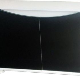 Kanki Pet KP1000125SY 100 cm Flex Siyah Akvaryum Sehpası