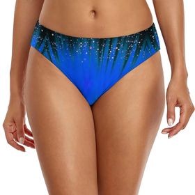 Kanpola A Hot Lila Alt 3D Baskılı Kısa Yaz Mayosu Hızlı Kurur Yüzme Şortu Yüksek Bel Streç Sörf Şort Yaz Plaj Su Sporları İçin Kadın Bikini Alt
