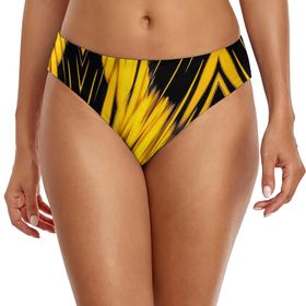 Kanpola A Hot Rosa Alt 3D Baskılı Kısa Yaz Mayosu Hızlı Kurur Yüzme Şortu Yüksek Bel Streç Sörf Şort Yaz Plaj Su Sporları İçin Kadın Bikini Alt