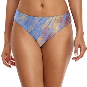 Kanpola B Bej Alt 3D Baskılı Kısa Yaz Mayosu Hızlı Kurur Yüzme Şortu Yüksek Bel Streç Sörf Şort Yaz Plaj Su Sporları İçin Kadın Bikini Alt