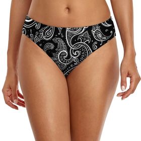 Kanpola B Beyaz Alt 3D Baskılı Kısa Yaz Mayosu Hızlı Kurur Yüzme Şortu Yüksek Bel Streç Sörf Şort Yaz Plaj Su Sporları İçin Kadın Bikini Alt