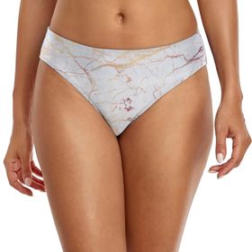 Kanpola B Haki Alt 3D Baskılı Kısa Yaz Mayosu Hızlı Kurur Yüzme Şortu Yüksek Bel Streç Sörf Şort Yaz Plaj Su Sporları İçin Kadın Bikini Alt