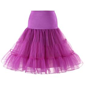 Kanpola Rockabilly A-Line Jüpon Çok Katmanlı Dantel Kırmızı-B Kadın Etek