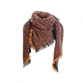 Kanpola Vintage M Yumuşak Püsküllü Kadın Şal Atkısı