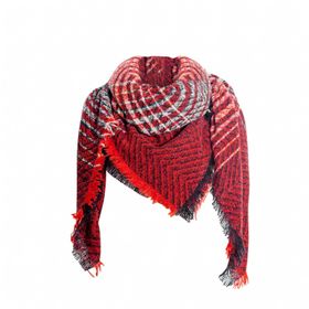 Kanpola Vintage P Yumuşak Püsküllü Kadın Şal Atkısı
