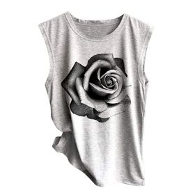 Kanpola Z Gri Gömlek Tarz Uzun Kısa Kollu Çiçek Baskılı Tunik Yazlık Üst Giyim Yakalı Gündelik A Bluz Tarz Kadın T-shirt