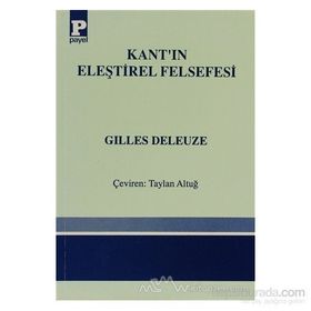 KANT'IN ELEŞTIREL FELSEFESI - GENEL