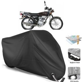 Kanuni Breton 125 Arka Çanta Uyumsuz Ultra Kalın Su Geçirmez Motor Brandası