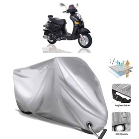 Kanuni Classic 125 Arka Çanta Uyumsuz Ultra Kalın Su Geçirmez Motor Brandası