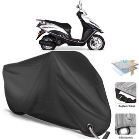 Kanuni Mati 125 Arka Çanta Uyumsuz Ultra Kalın Su Geçirmez Motor Brandası