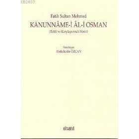KANUNNAME-I AL-I OSMAN - GENEL