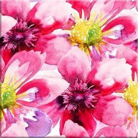 Kanvas Sanat CNV-052 Pembe Çiçek Kanvas Tablo