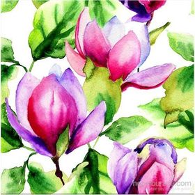 Kanvas Sanat CNV-052 Pembe Çiçek Kanvas Tablo