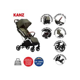 Kanz A-Go Yeşil Bebek Arabası