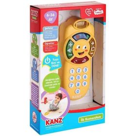 Kanz KNZ-30512 Sarı İlk Kumandam Oyuncak Kumanda