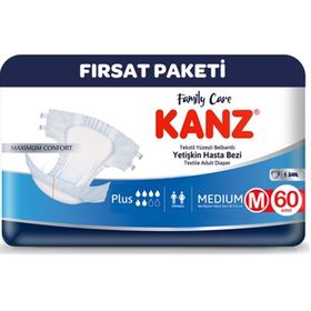 Kanz M Beden 60 Adet Hasta Bezi