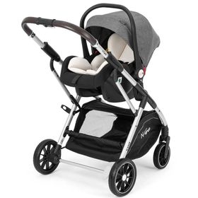 Kanz N-Go Travel Sistem Gri Çift Yönlü Katlanabilen Bebek Arabası
