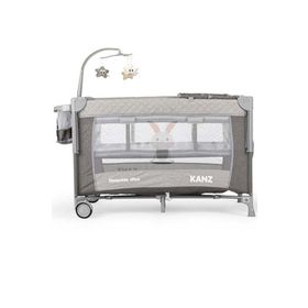 Kanz Sleepy Side Plus Gri Anne Yanı Oyun Parkı