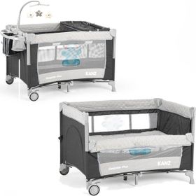 Kanz Sleepy Side Plus Siyah Anne Yanı Oyun Parkı
