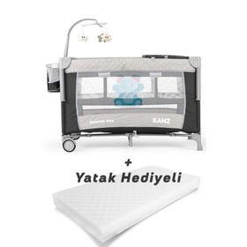 Kanz Sleepy Side Plus Siyah Anne Yanı Oyun Parkı