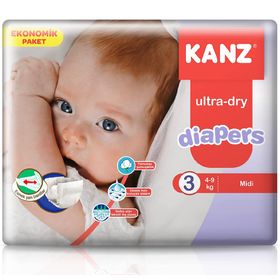 Kanz Ultra-Dry No:3 Midi Bebek Bezi
