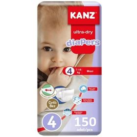 Kanz Ultra-Dry No:4 Maxi 150 Adet Bebek Bezi