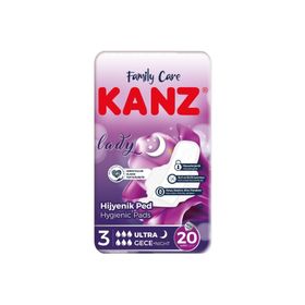 Kanz Ultra Gece 20 Adet Hijyenik Ped