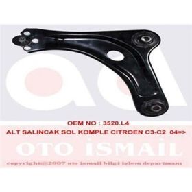 KAPIMSAN 04-70916 Sol Komple Citroen C3 02 Alt Salıncak