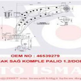 KAPIMSAN 07-70429 Palio Komple Sağ Alt Salıncak