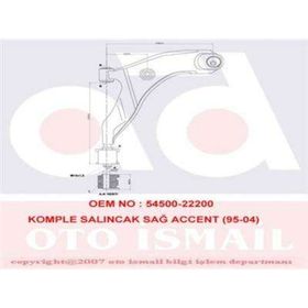 KAPIMSAN 10-71515 Sağ Komple Salıncak