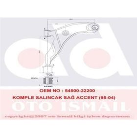 KAPIMSAN 10-71515 Sağ Komple Salıncak
