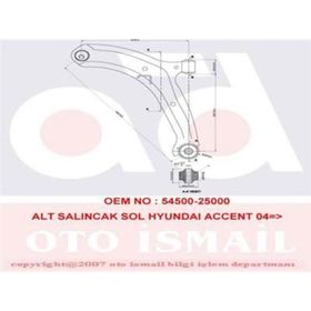 KAPIMSAN 10-71520 Sol Alt Salıncak
