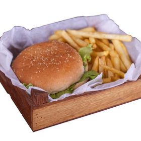 Kapp Hamburger Kayın 14x17 cm Sunum Kasası