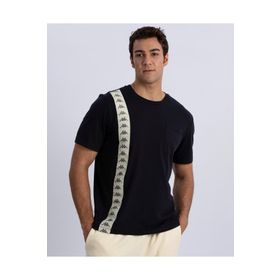 Kappa 222 Banda Ecop Regular Fit Siyah Erkek Tişört