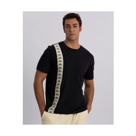 Kappa 222 Banda Ecop Regular Fit Siyah Erkek Tişört