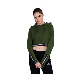 Kappa 222 Banda Vanity Tk Green Parsley Black Kadın Sweatshirt