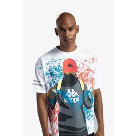 Kappa 311S1SW-001 Authentic Graphik Garrel Beyaz Erkek T-shirt