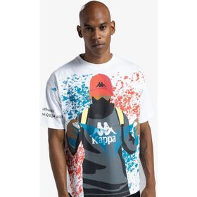 Kappa 311S1SW-001 Authentic Graphik Garrel Beyaz Erkek T-shirt