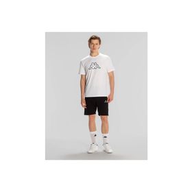 Kappa 321W4GW-001 Logo Brian Beyaz Yuvarlak Yaka Erkek T-shirt