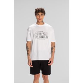 Kappa 321W7VW-001 Beyaz Logo Fred Erkek T-shirt
