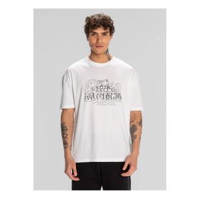 Kappa 321W7VW-001 Beyaz Logo Fred Erkek T-shirt