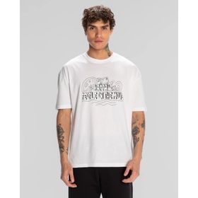 Kappa 321W7VW-001 Beyaz Logo Fred Erkek T-shirt