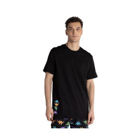 Kappa 331M1LW AUTHENTIC WINAY Bisiklet Yaka Düz Siyah Erkek T-shirt