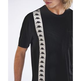 Kappa 341E78W Siyah M 222 Banda Ecop Erkek T-Shirt