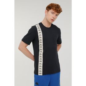 Kappa 341E78W Siyah M 222 Banda Ecop Erkek T-Shirt