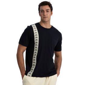 Kappa 341E78W Siyah M 222 Banda Ecop Erkek T-Shirt