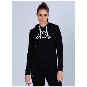 Kappa 341H3MW-005 Siyah Logo Belle Slim TK Kadın Sweatshirt