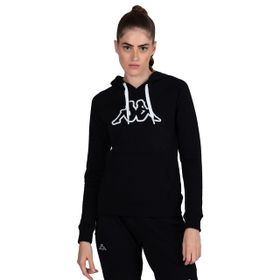 Kappa 341H3MW-005 Siyah Logo Belle Slim TK Kadın Sweatshirt