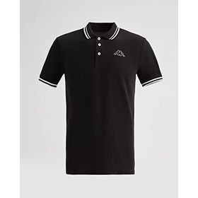 Kappa 351C7MW005 Logo Maltax 5 Mss Siyah Günlük Stil Polo Erkek T-shirt