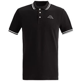 Kappa 351C7MW005 Logo Maltax 5 Mss Siyah Günlük Stil Polo Erkek T-shirt